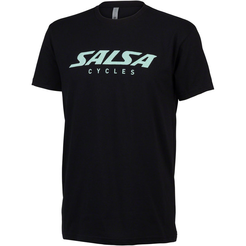 NEW Salsa Block Men’s T-Shirt – Black, Grey/Blue, 2X-Large