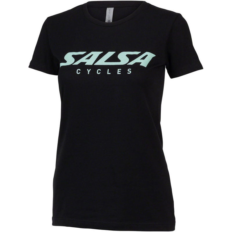 NEW Salsa Block Women’s T-Shirt – Black, Grey/Blue, 2X-Large