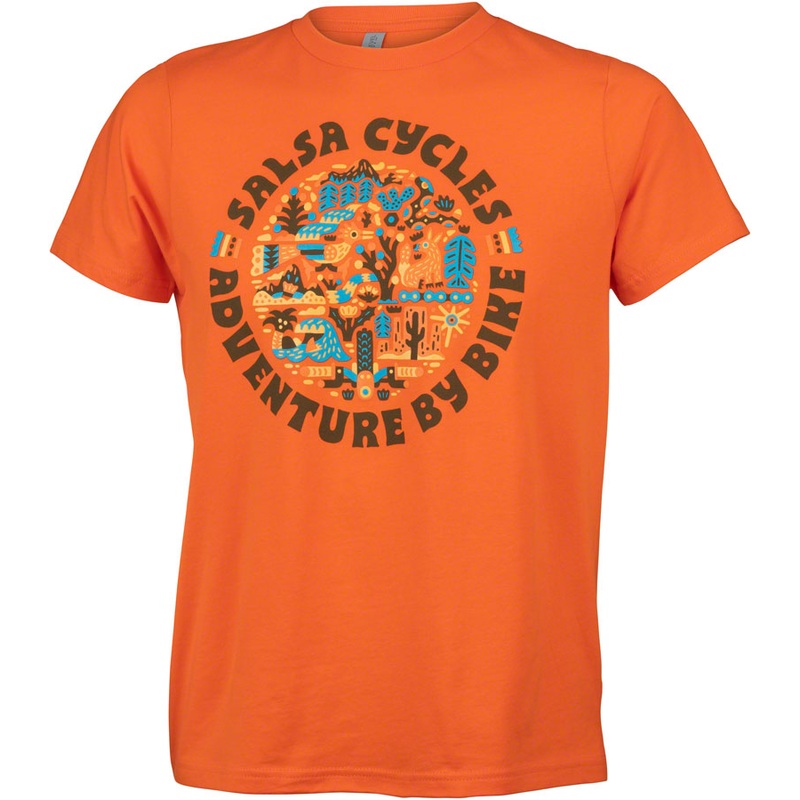 NEW Salsa Planet Wild Kids T-Shirt – Orange, Medium