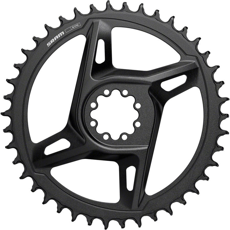 NEW SRAM X-Sync Road Direct Mount Chainring for Rival AXS – 12/13-Speed 8-Bolt Direct Mount Black, E1 38t