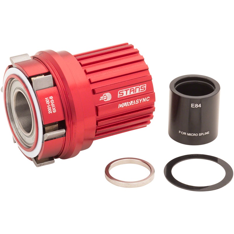 NEW Stan’s NoTubes Durasync Freehub Body: Micro Spline, Red