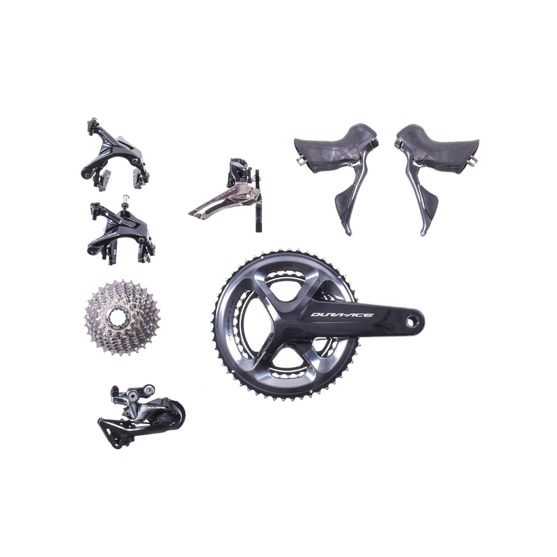 USED Shimano Dura-Ace R9100 2×11 Mechanical Rim Brake Road Groupset 172.5 52/36t