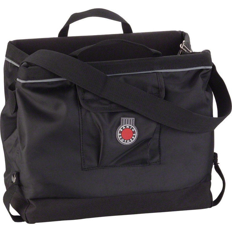 NEW Banjo Brothers Grocery Pannier: Black, Each