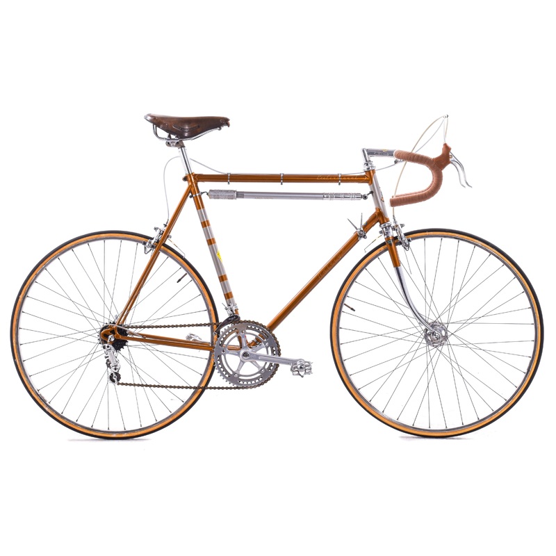 USED AS IS 1971 Vintage Raleigh Professional Mk II Limited 23.5″ (58cm) Lugged Steel Road Bike Campagnolo Nuovo Record 2×5 speed 34/500
