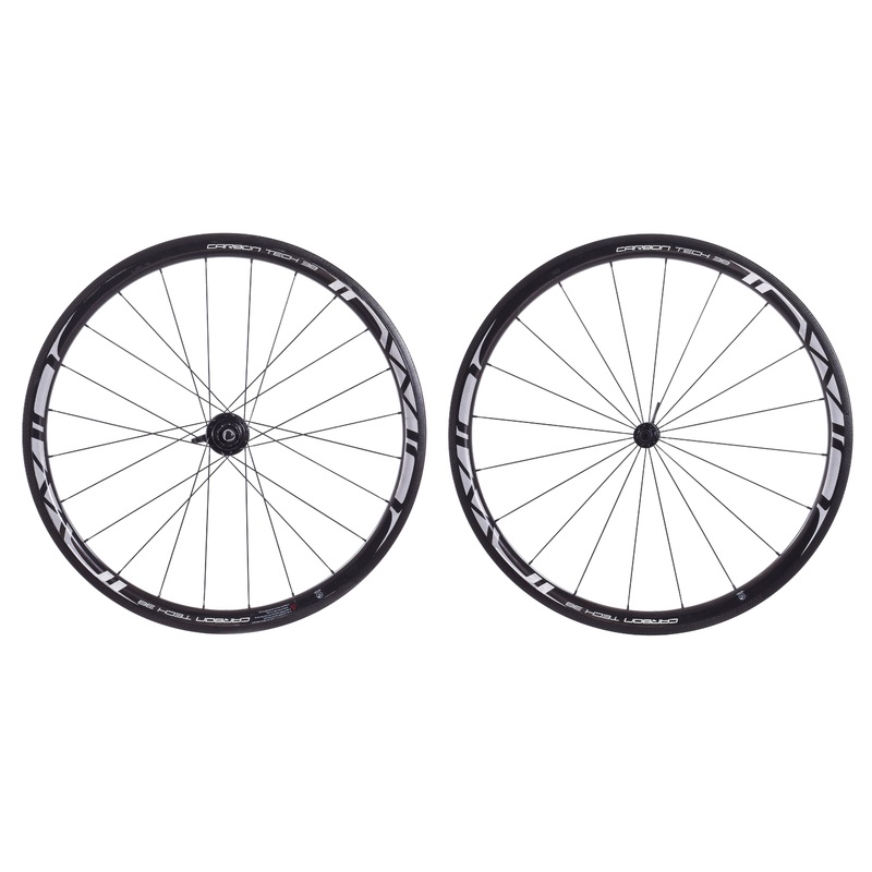 USED Irwin Carbon Tech 38 Carbon Wheelset 700c Rim Brake QR Shimano HG 11