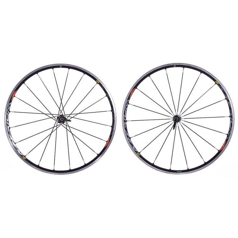 USED Mavic Ksyrium Elite 700C Alloy Road Wheelset Rim Brake Quick Release Shimano HG11
