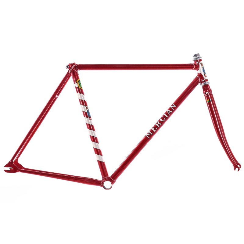 USED Mercian 53cm Lugged Reynolds 631 Steel Track/Single Speed Frame w/ Chris King GripNut headset