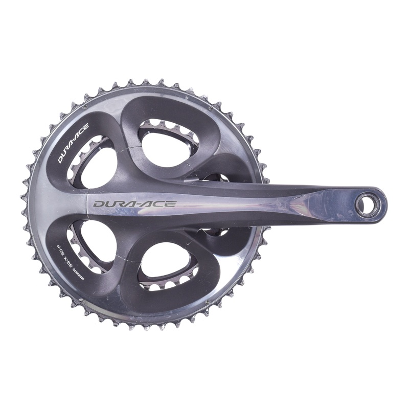 USED Shimano Dura-Ace FC-7950 50/34T 175mm Compact Crankset 2×10 Speed