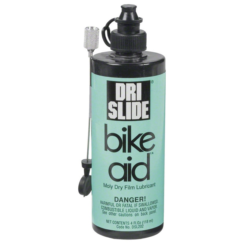 NEW Bike Aid Dri-Slide 4oz. Lube with Needle Nozzle