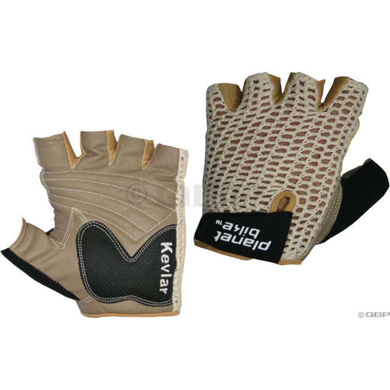 NEW Planet Bike Taurus Fingerless Cycling Glove: Tan, LG