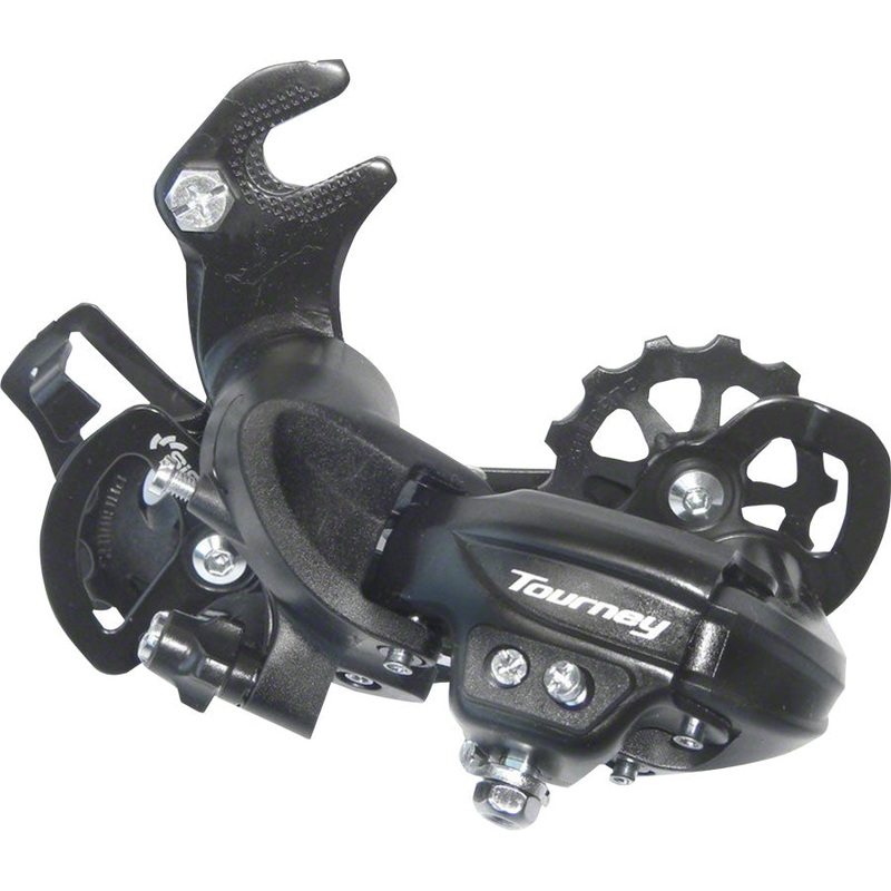 NEW Shimano Tourney TY300 6/7-Speed Long Cage Rear Derailleur with Frame Hanger