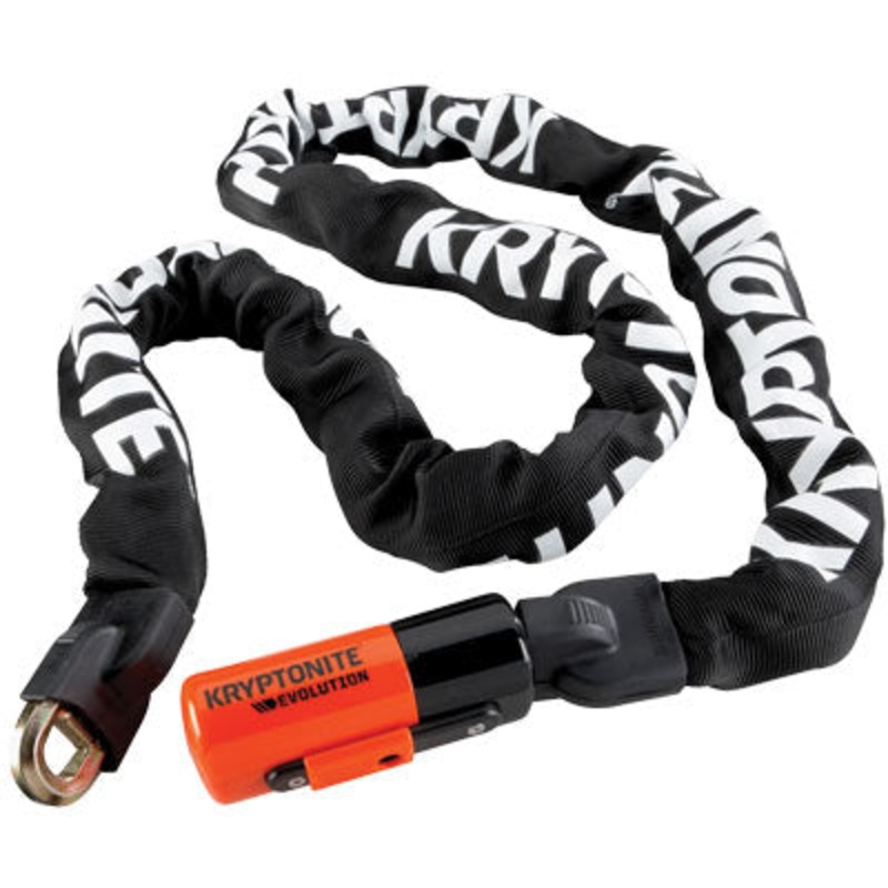 NEW Kryptonite, Evolution 4 1016, Chain Lock, Key, 10mm, 160cm, 5.25′, Black