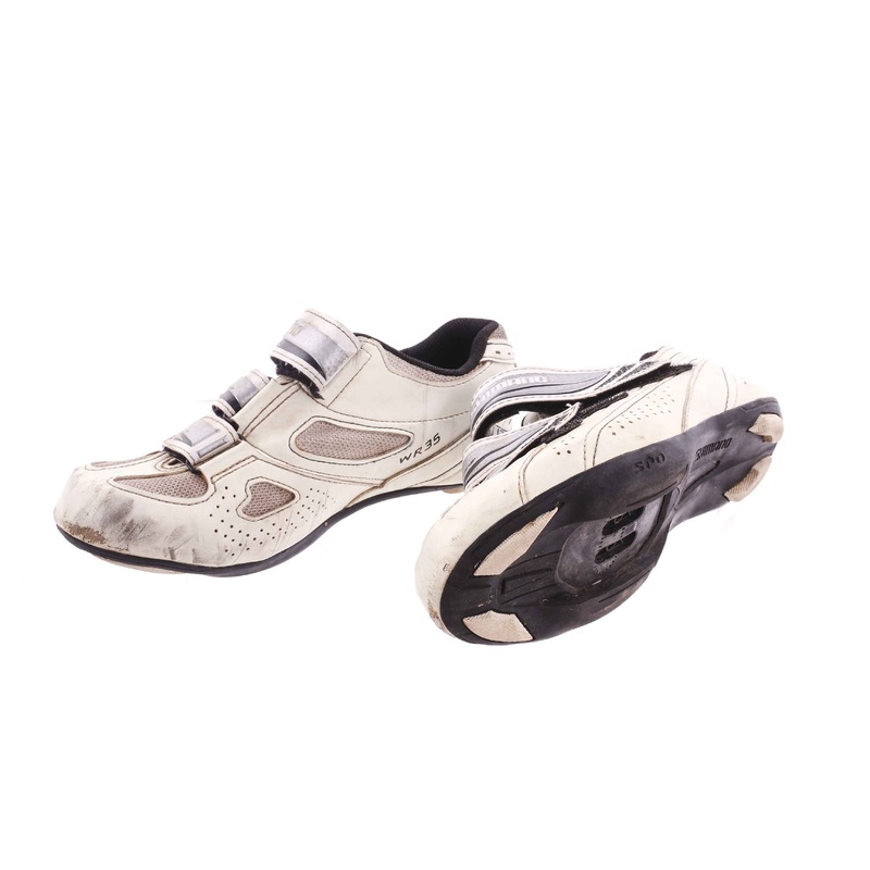 USED Shimano SH-WR35 Women’s Road Cycling Shoes Size 37 EU 5.5 US Women’s 2 Bolt