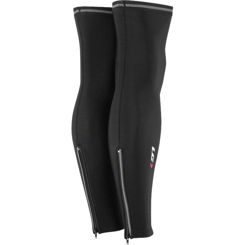 NEW Garneau Zip Leg Warmer 2: Pair~ Black~ MD