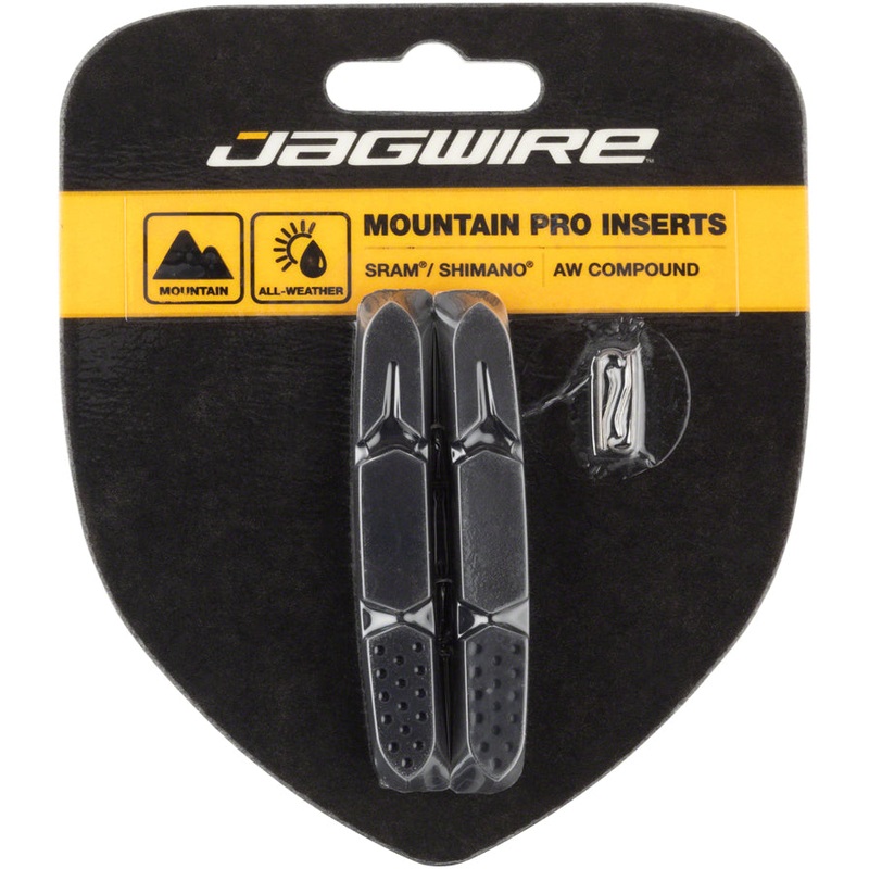 NEW Jagwire Mountain Pro Brake Pad Replacement Inserts, Black