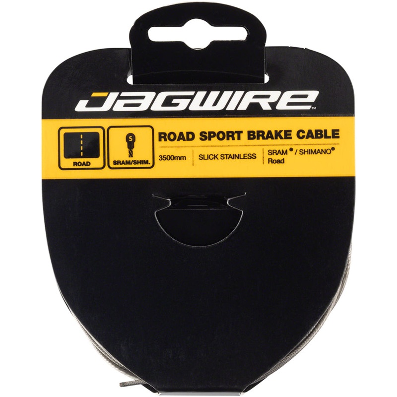 NEW Jagwire Sport Brake Cable Slick Stainless 1.5x3500mm SRAM/Shimano Road Tandem