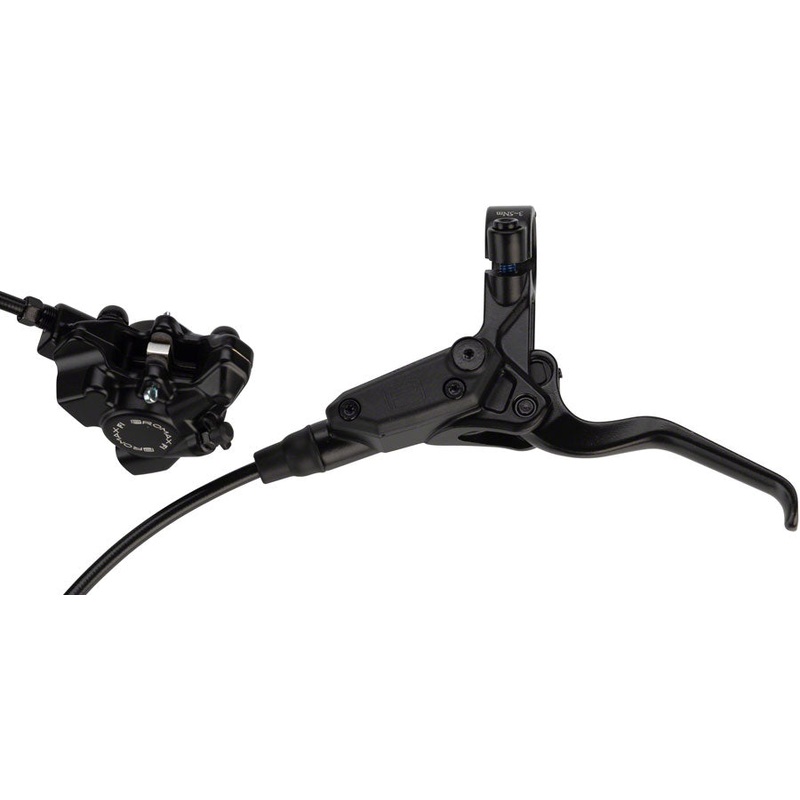 NEW Promax F1 Disc Brake and Lever – Front, Hydraulic, Flat Mount, Black