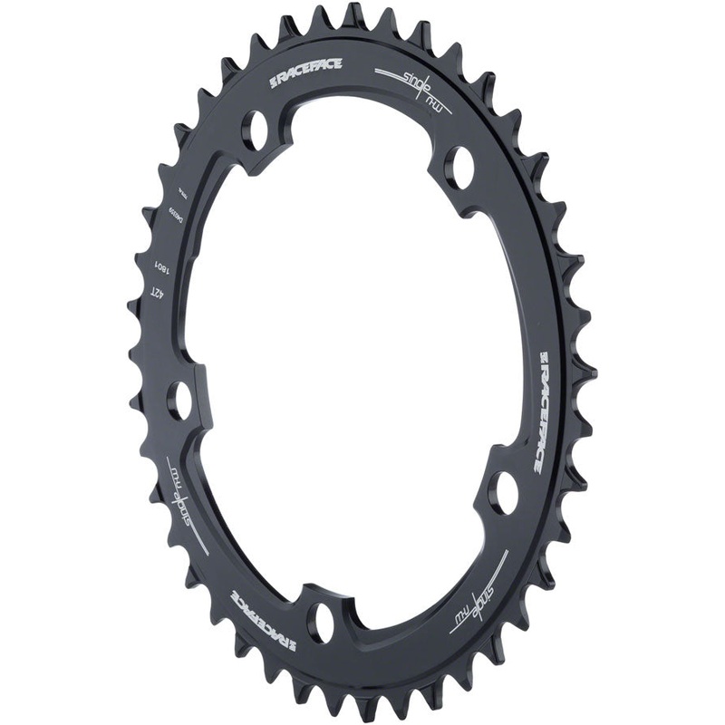NEW RaceFace Narrow Wide Chainring: 130mm BCD, 42t, Black