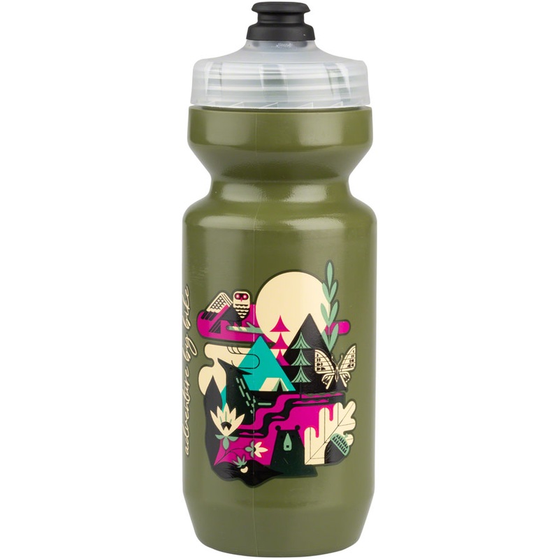 NEW Salsa Meander Purist Water Bottle – Forest Green, 22oz
