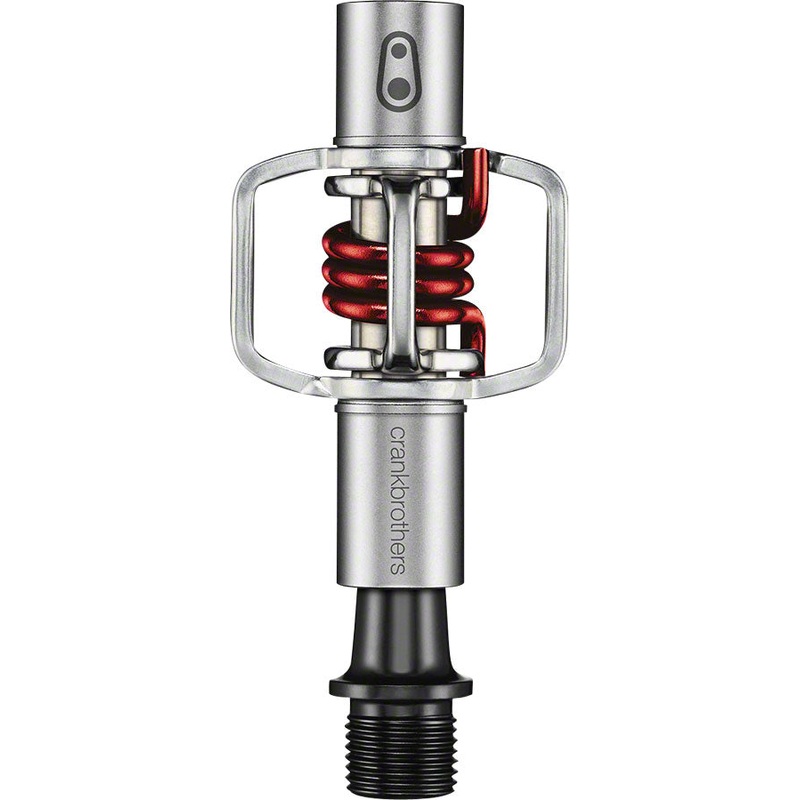 NEW Crank Brothers Egg Beater 1 Pedals – Dual Sided Clipless, Wire, 9/16″, Red
