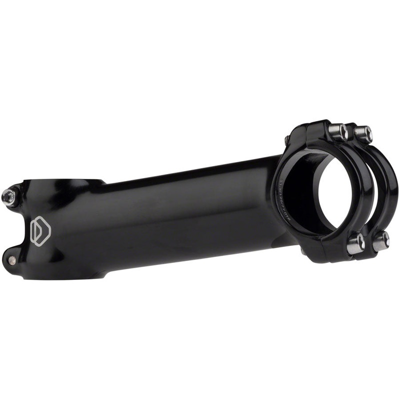 NEW Dimension 31.8 Stem – 120mm, 31.8 Clamp, +/-7, 1 1/8″, Alloy, Black