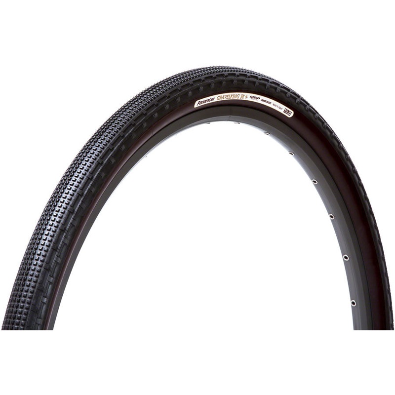 NEW Panaracer GravelKing SK Plus Tire – 700 x 38, Tubeless, Folding, Black, ProTite Protection
