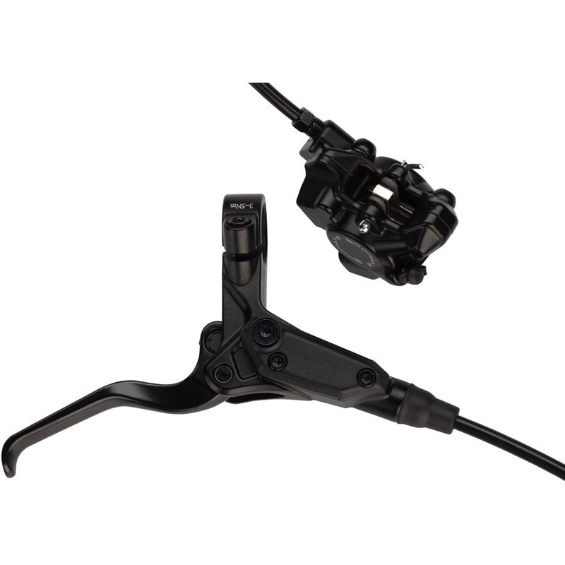 NEW Promax F1 Disc Brake and Lever – Rear, Hydraulic, Flat Mount, Black