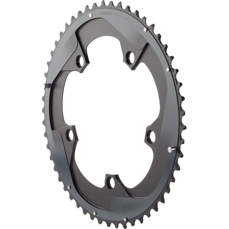 NEW SRAM Force 22 X-Glide Yaw 11-Speed Outer Chainring – 130 BCD, 53t