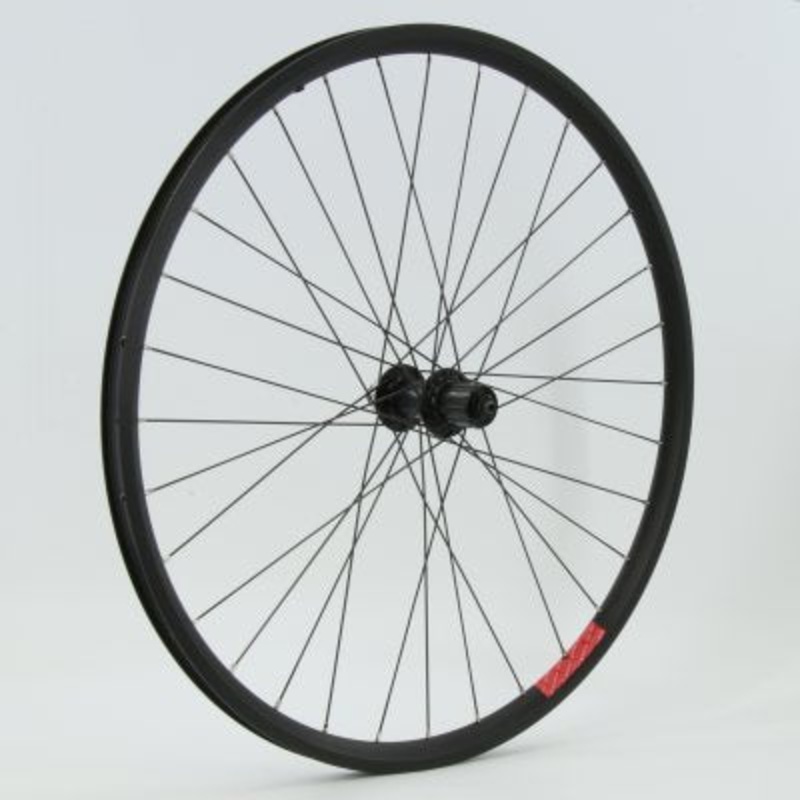 NEW KHS 26′” Rear Wheel,  Black,  10mm/QR,  Rear,  8/9/10/11 Speed