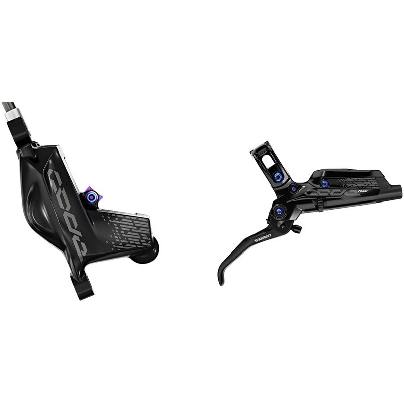 NEW SRAM Code RSC Disc Brake and Lever – Front, Hydraulic, Post Mount, Rainbow