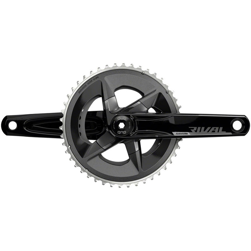 NEW SRAM Rival AXS Crankset – 2x, 12-Speed, 107 BCD, DUB, Black, D1 160mm 48/35t
