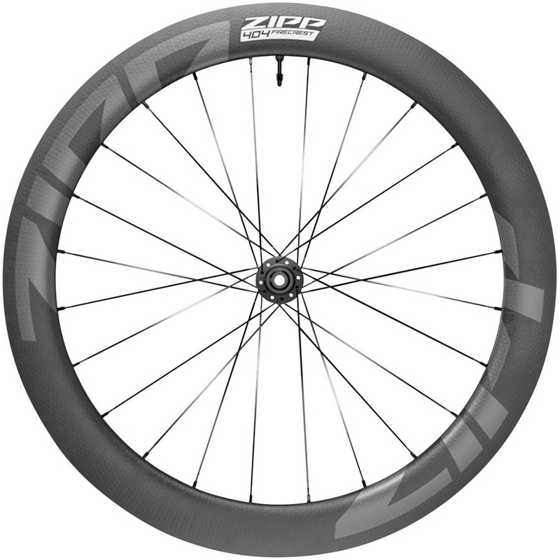 NEW Zipp 404 Firecrest Carbon Front Wheel – 700, 12 X 100mm, Center-Lock, Tubeless, Black, A1