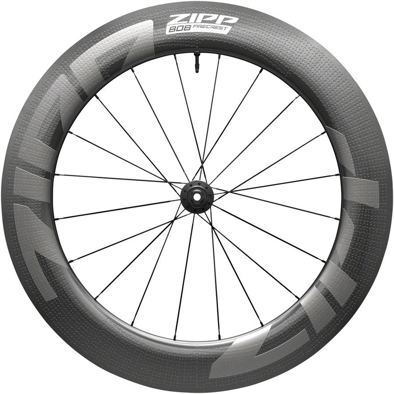 NEW Zipp 808 Firecrest Tubeless Front Wheel – 700, 12 X 100mm, Center-Lock, Tubeless, Black, B1