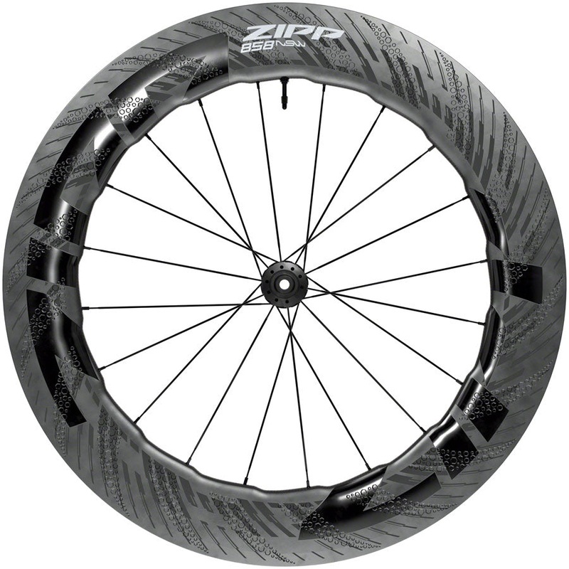 NEW Zipp 858 NSW Front Wheel – 700, 12 x 100mm, Center-Lock, Tubeless, Carbon, D1