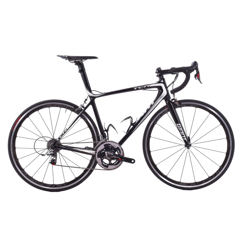 USED 2015 Giant TCR Advanced SL 2 Medium SRAM Red 22 2×11 ISP Carbon Wheels Lightweight Road Bike 15.25lbs