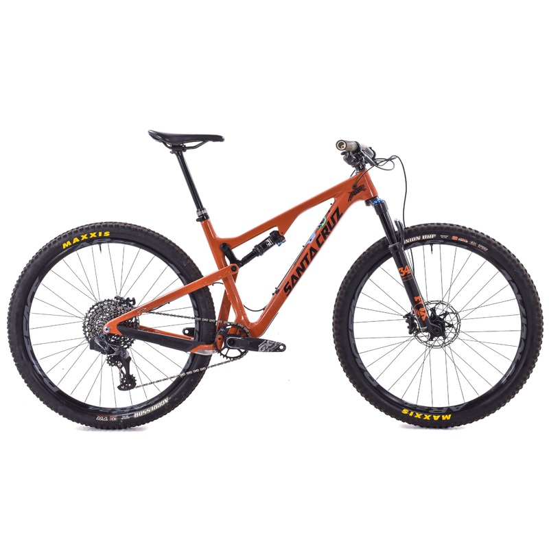 USED 2018 Santa Cruz Tallboy Large Carbon Mountain Bike 29er SRAM GX Eagle AXS