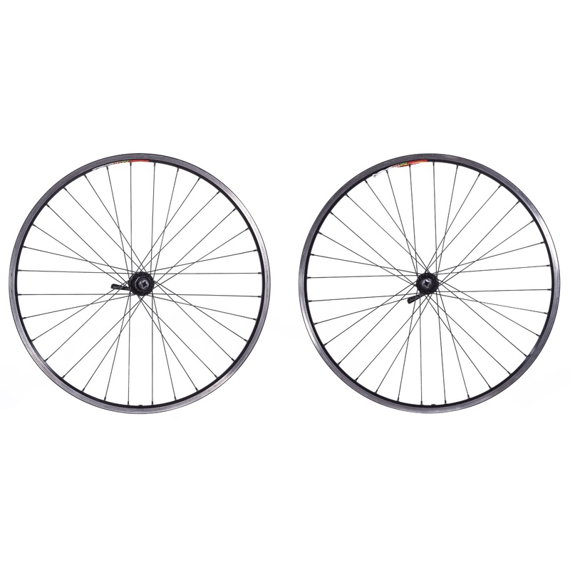 USED Mavic X517 26″ Rim Brake Mountain Wheelset w/ Shimano Deore XT M752 Hubs Quick Release