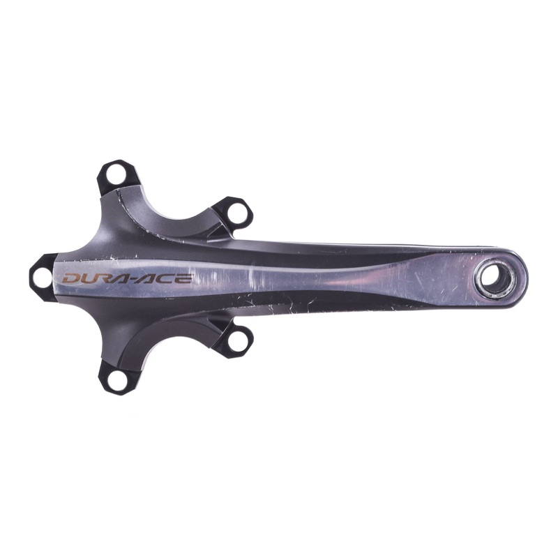 USED Shimano Dura-Ace FC-7950/7900 172.5mm 110BCD Road Crank w/o Chainrings Hollowtech II Compact