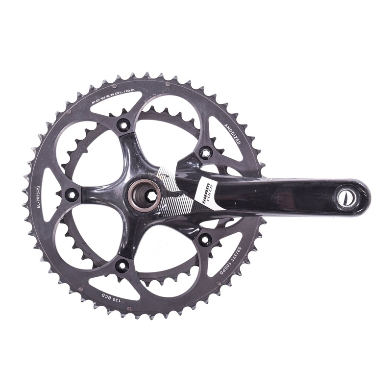 USED SRAM Force GXP Carbon Crankset 172.5mm 130BCD 53/39T 10 speed