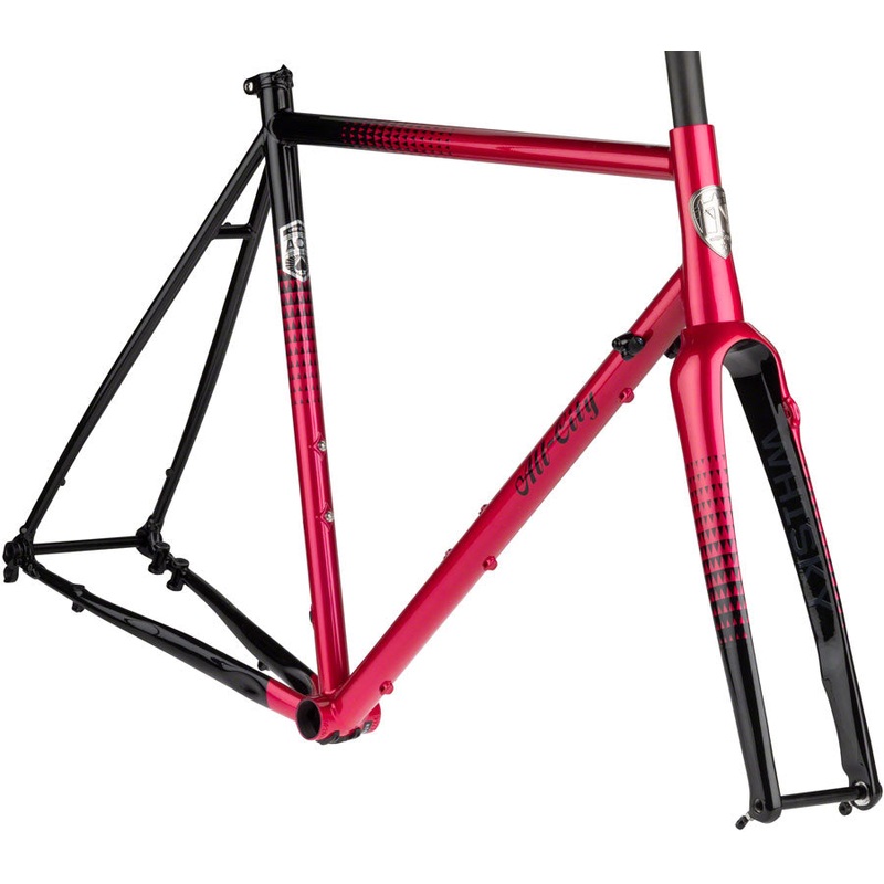 NEW All-City Zig Zag Sour Cherry Seltzer Road Frameset 55cm