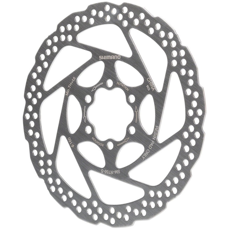 NEW Shimano Deore SM-RT56-S Disc Brake Rotor – 160mm, 6-Bolt, For Resin Pads Onl