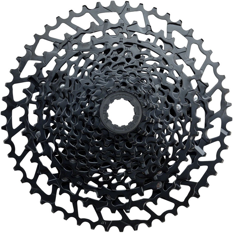 NEW SRAM NX Eagle PG-1230 12-Speed Cassette SRAM NX Eagle PG-1230 Cassette – 12 Speed, 11-50t, Black