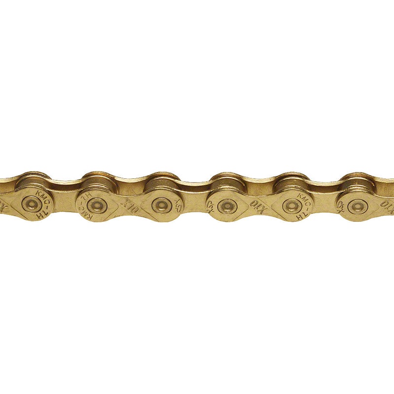 NEW KMC X10 Chain: 10 Speed 116 Links Ti Nitride Gold