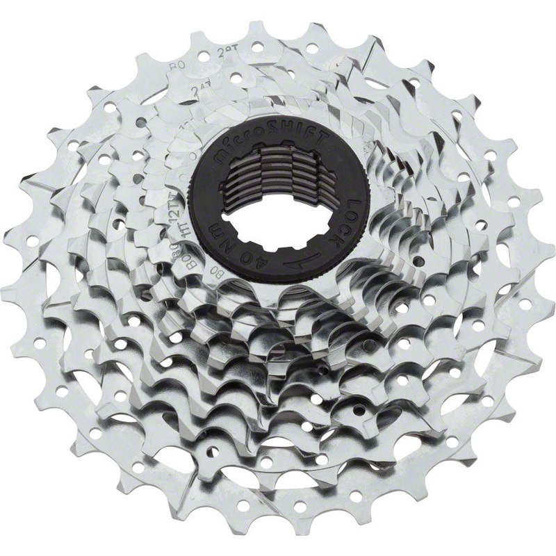 NEW microSHIFT H10 10-Speed Cassette 11-34t, Chrome Plated
