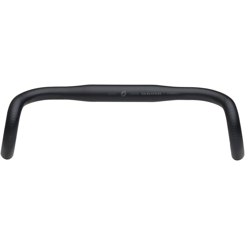 NEW Salsa Cowbell Bar Drop Handlebar Salsa Cowbell Drop Handlebar – Aluminum, 31.8mm, 38cm, Black