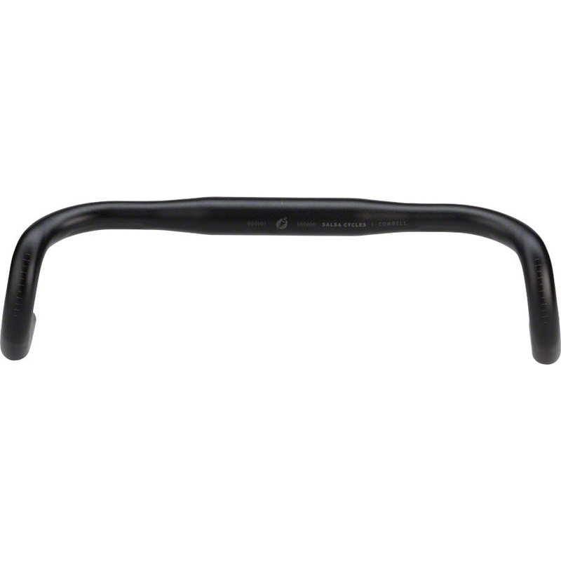 NEW Salsa Cowbell Bar Drop Handlebar Salsa Cowbell Drop Handlebar – Aluminum, 31.8mm, 42cm, Black