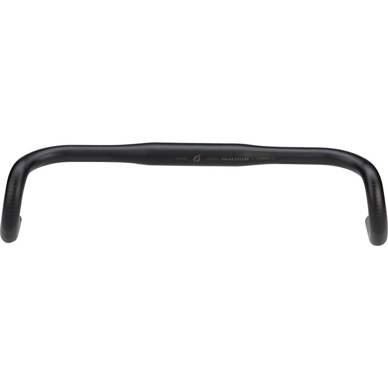 NEW Salsa Cowbell Bar Drop Handlebar Salsa Cowbell Drop Handlebar – Aluminum, 31.8mm, 46cm, Black