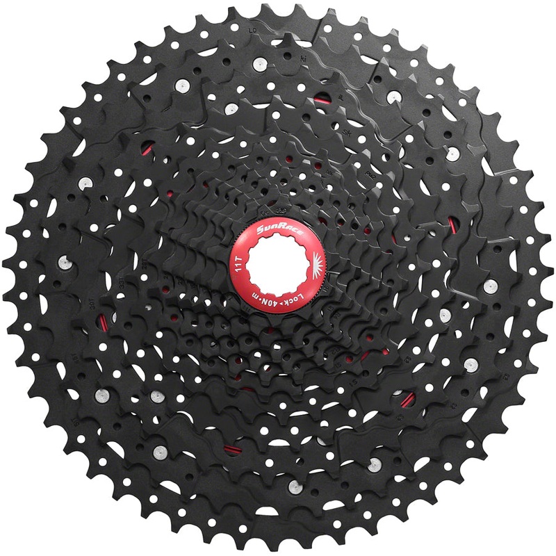 NEW SunRace MZ 12-Speed Cassette CSMZ903 12-Speed, 11-51t, Black Chrome