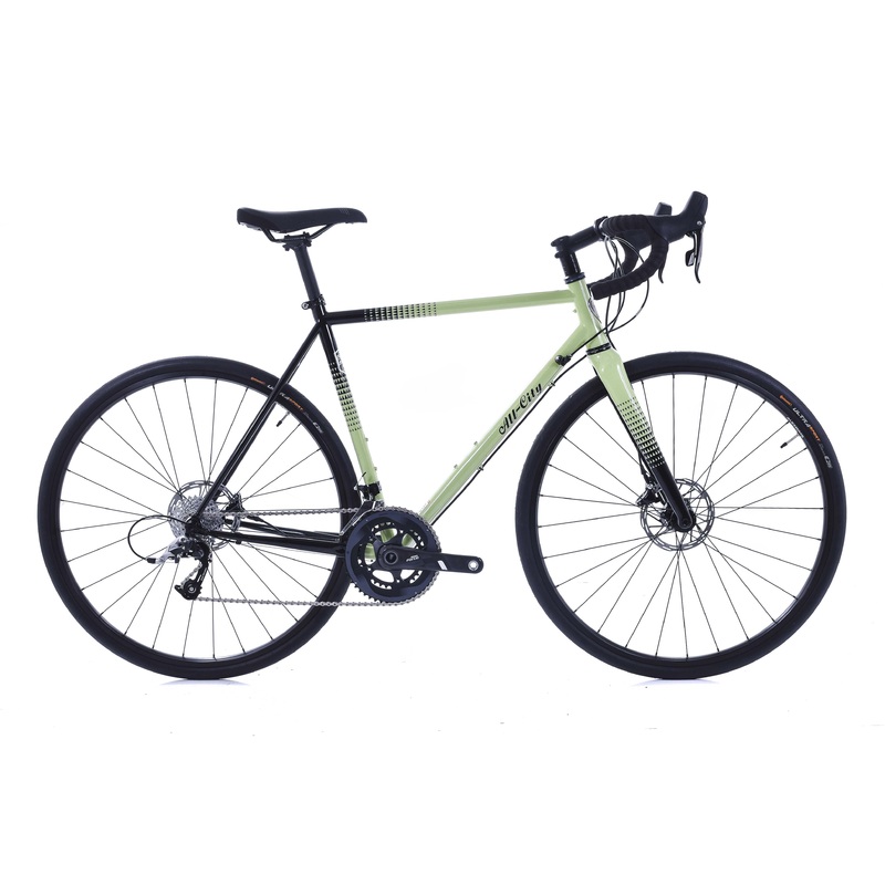 NEW All-City Zig Zag 52cm Steel All-Road Bike – Honeydew Bling – Rival/Force – ATC Custom Build