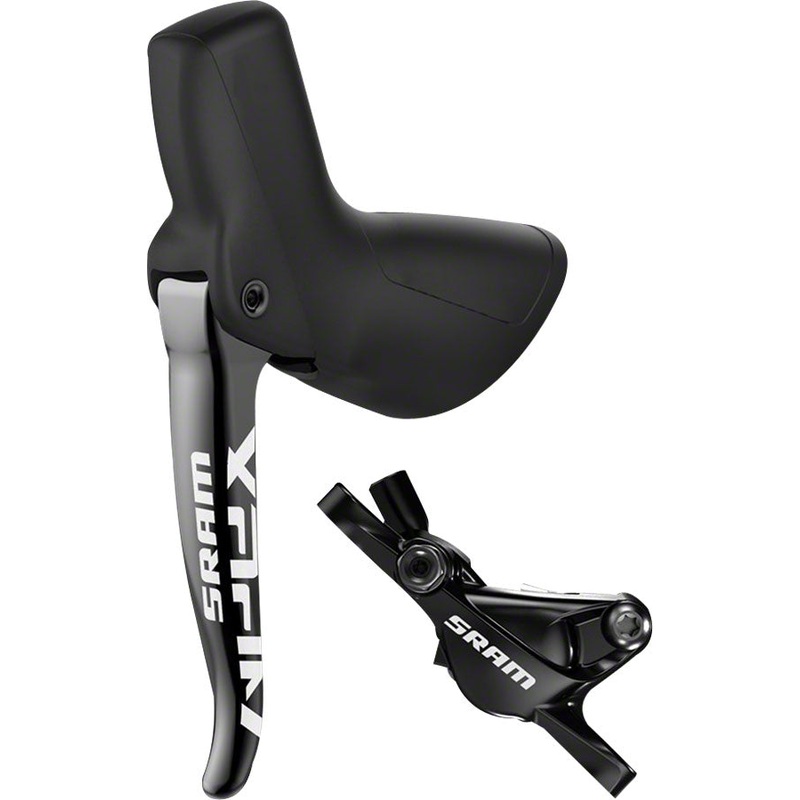 NEW SRAM Apex 1 Disc Brake and Lever – Front, Hydraulic, Post Mount, Black, A1